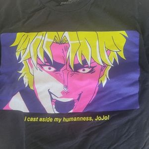 Men's Jojo's Bizarre Adventures t shirt Purple. Medium